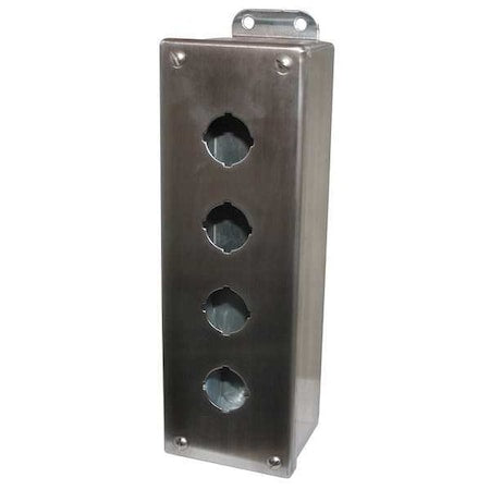 Eaton 10250TN36 - Push Button Enclosure,30mm,4 Holes,SS