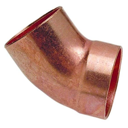 Nibco 9062 2 - 2" NOM C x FTG Copper 45 Degree DWV Street Elbow