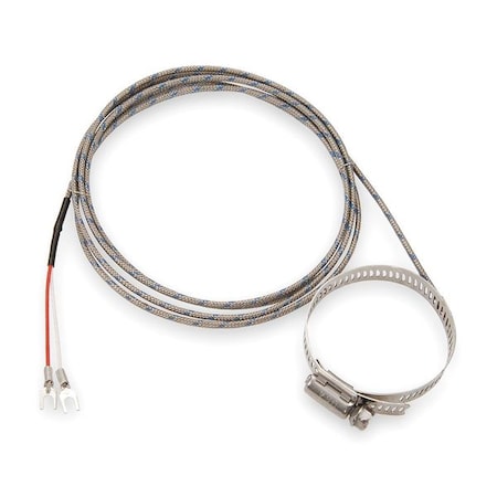 Tempco TPW00037 - Pipe Clamp Thermocouple,Spade Lugs,Type K
