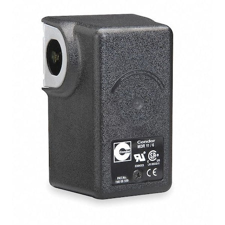 Condor Usa 11NAXX - Pressure Switch, Standard, DPST, 1 Ports, 1/4" FNPT, 25 to 160 psi Range