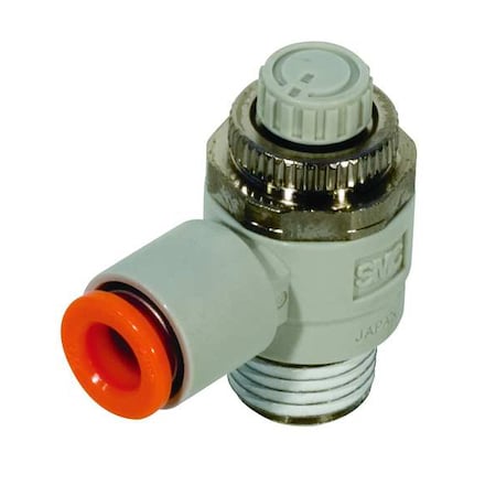 Smc AS2201F-02-06S - Speed Control Valve,1/4in BSPT,Meter Out