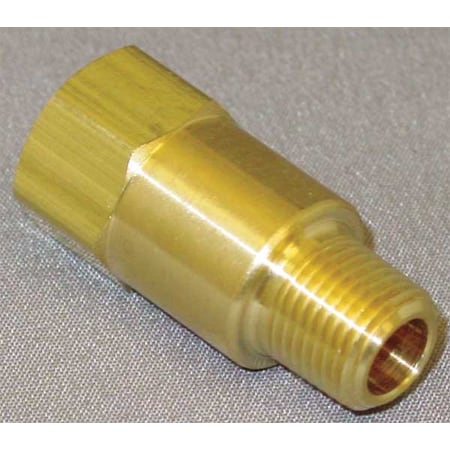 CHK BRS 210-2M2F-F - 1/8" MNPT x FNPT Brass Piston Spring Check Valve