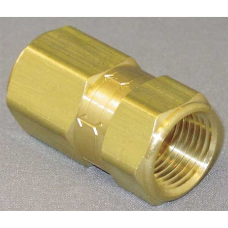 CHK BRS 850-8F8F-B - 1/2" FNPT Brass Poppet Spring Check Valve