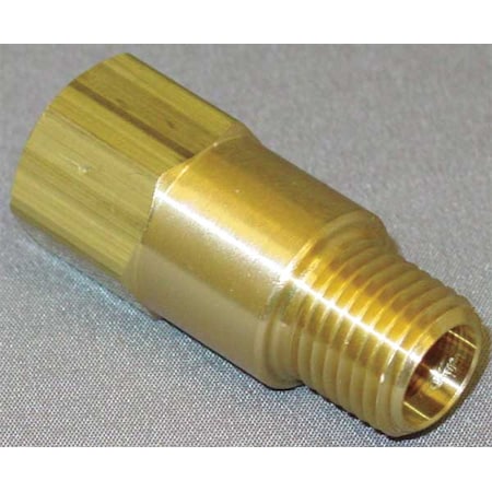CHK BRS 410-4M4F-F - 1/4" MNPT x FNPT Brass Piston Spring Check Valve