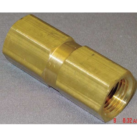 CHK BRS 815-8F8F-B - 1/2" FNPT Brass Piston Spring Check Valve