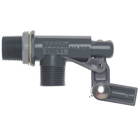 Kerick PT75SS - Float Valve,3/4 In,PVC,Bulkhead Mount