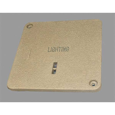 Quazite PC1212CA0029 - Underground Enclosure Cover, Lighting Logo, 12-13/16 in. W x 12-13/16 in. L, 8000 lb