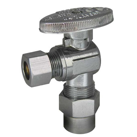 Kissler AB88-9230 - Water Supply Stop,Brass,1/4-Turn,1/2"