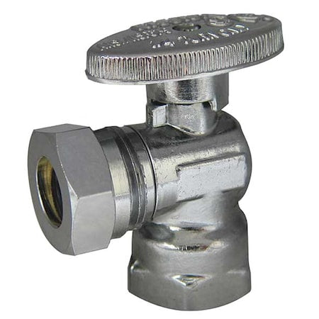 Kissler AB88-9235 - Water Supply Stop,Brass,1/4-Turn,1/2"