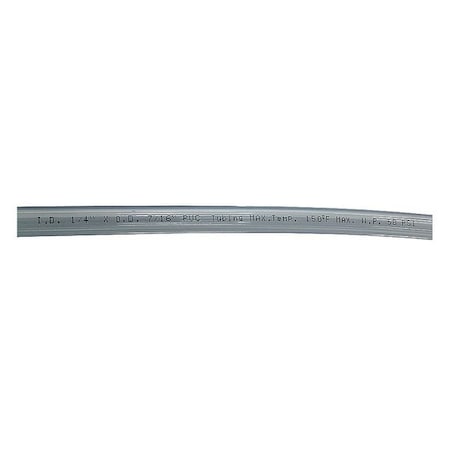 4EGU7 - Tubing,1/4 I.D.,100 ft.,Clear,Flexible