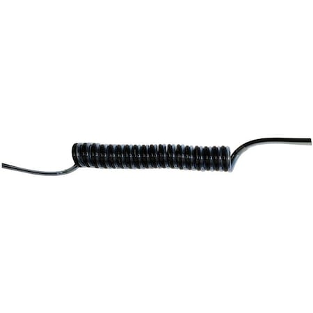 2MPS-532-10-01 - Poly Tubing,Spiral,OD 5/32 In,11 1/8 In