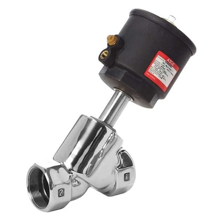 Asco 8290A064 - Angle Body Piston Valve,SS,NC,1-1/2 In