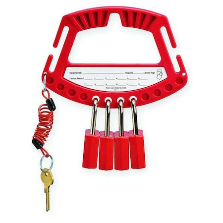 Master Lock S125 - Padlock Station,Unfilled,1 Component