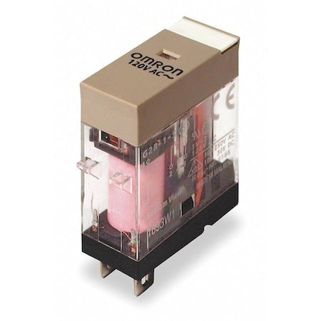 Omron G2R-1-S-AC240(S) - Plug-In, General Purpose Relay, Square, 10 A, 5 Pins, Quick Connect