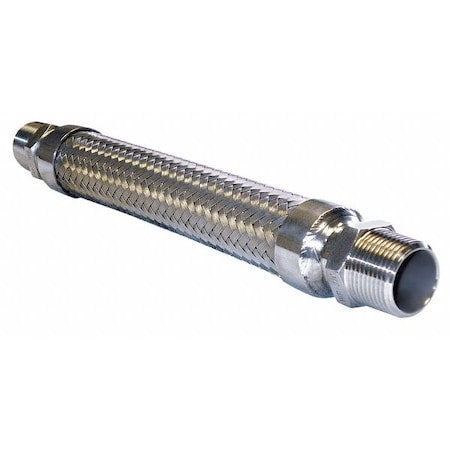Hose Master GM200SHM240 - 2" Dia x 24" L 321 SS Flexible Metal Hose