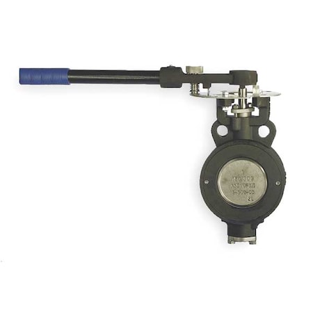 Milwaukee Valve HP1WCS4212 4" - Butterfly Valve,Wafer,4 In,RPTFE Liner