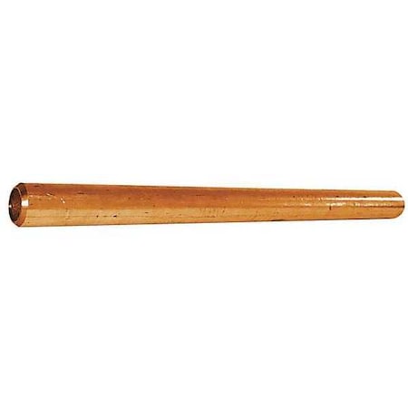 465-360LS - 1" x 3 ft. Non-Threaded Red Brass Pipe Sch 40