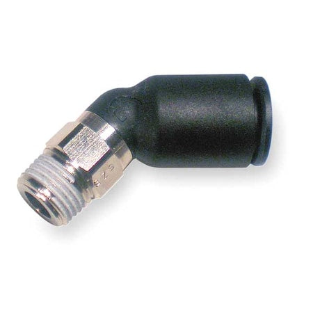 Legris 3113 04 10 - Push-Fit Elbow Fitting, 4mm Tube Size, Fiberglass-Reinforced Nylon, Black, 10 PK