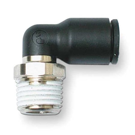 Legris 3109 10 13 - Push-Fit Elbow Fitting, 10mm Tube Size, Fiberglass-Reinforced Nylon, Black, 10 PK