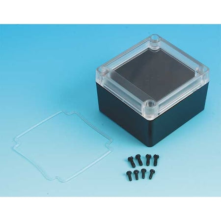 Box Enclosures BEN-20PCBK - Electrical Enclosures, 3.3 in H, 2.2 in D, 3.1 in W, 4, Polycarbonate
