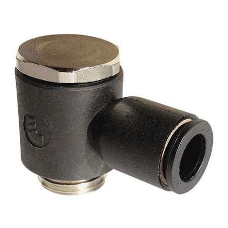 Legris 3118 53 20 - Push-Fit Adapter Fitting, 1/8 in Tube Size, Fiberglass-Reinforced Nylon, Black, 10 PK
