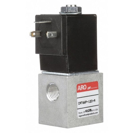 Aro CAT66P-120-A - Solenoid Air Control Valve,1/4 In,120 VAC