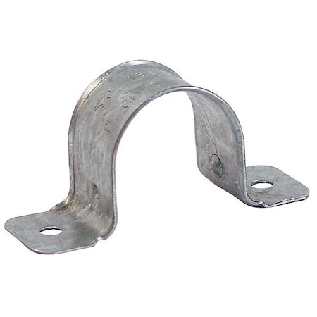 0500381249 - Galvanized Steel Two Hole Strap, 1-1/4" Pipe Size