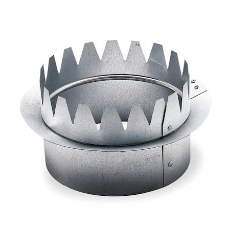 Ameriflow G5010C - Snap On Collar,Round,Galvanized Steel