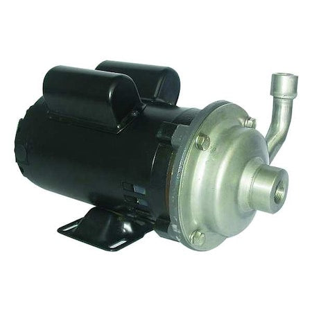 Dayton 4JMV2 - Cntrfug Pmp,304 SStl,1 P,1/2in,1/3hp,21gpm