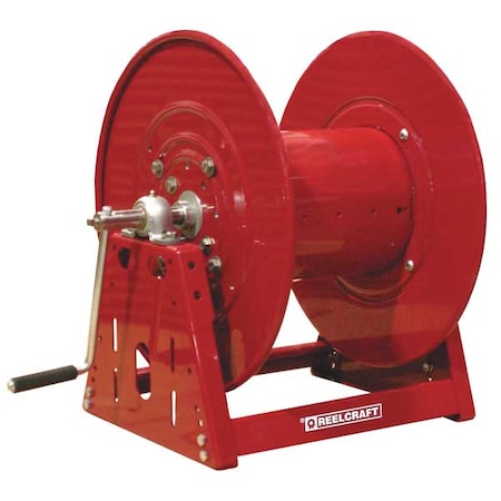 Reelcraft HC1200-19-18 1 - Hand Crank Hose Reel,105 ft,1" ID,Red