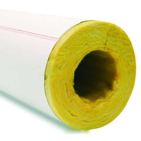 Owens Corning 722610 - Pipe Insulation, 2-5/8" OD, 3 ft. L, Fiberglass, 1 1/2 in Wall