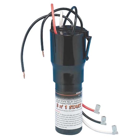 Supco RCO210 - Hard Start, Relay, Overload and Start Capacitor, 115 Volts