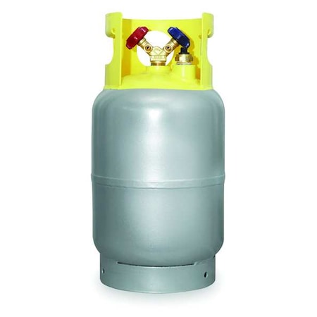 N/A 4LZH2 - Refrigerant Recovery Cylinder, Service Rating 400 psi, 30 Lbs, High Gloss Powder Coated Finish