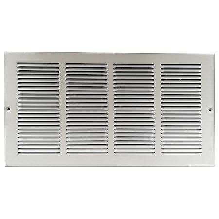 N/A 4MJR5 - Ceiling/Wall Return Air Grille, 20 in W x 20 in H Opening, 1159cfm, White, Steel, One-Way, Surface