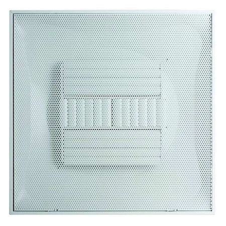 N/A 4MJU8 - 8 in Square Perforated Diffuser, White