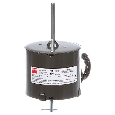 Dayton 71215940M - HVAC Motor,1/65 HP,3000 rpm,115 V,3.3