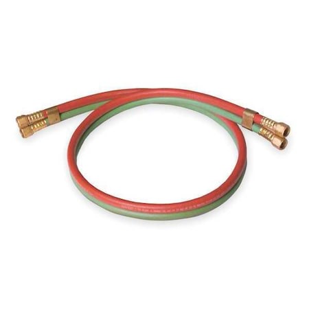 Reelcraft S601031-2 - Replacement Hose,1/4 in ID.,2 ft