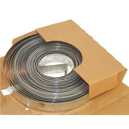DSS-201 - Duct Strapping, Galvanized Steel, 20 GA, 1 in W x