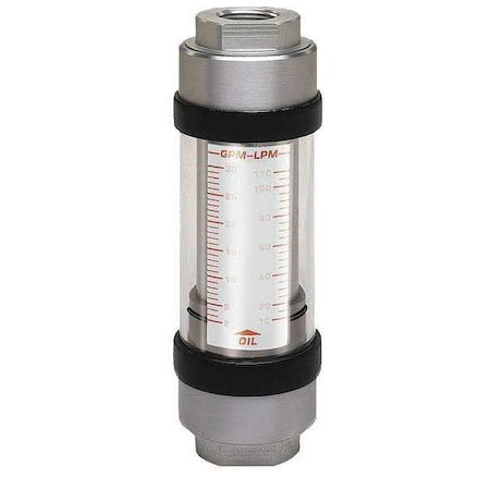 Hedland H601A-005-HT - Flowmeter,GPM/LPM 0.5 - 5.0 / 2-19