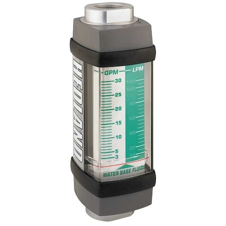 Hedland H613A-002 - Flowmeter,GPM/LPM 0.2-2.0 / 1-7.5