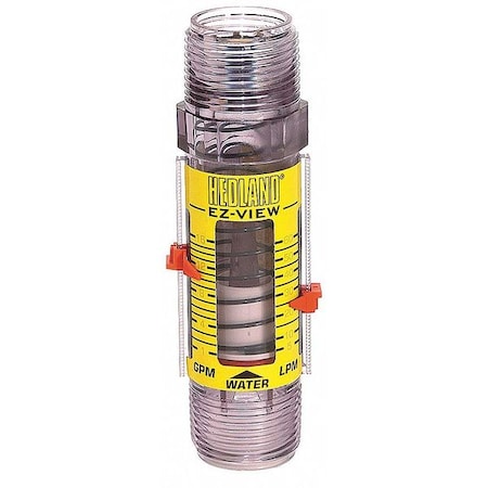 Hedland H621-610-R - Flowmeter, 1 MNPT, 1-10 GPM