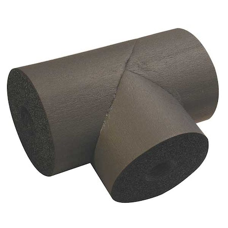 K-Flex Usa 801-T-100418 - 4-1/8" x 1-1/8" Elastomeric Tee Pipe Fitting Insulation, 1" Wall