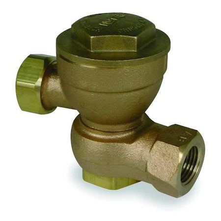 Bell & Gossett 17C-S-2-25 - Steam Trap,25 psi,Brass,1/2 in,2 Ports