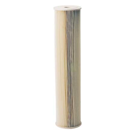 Pentair Pentek 255494-75 - Pleated Filter Cartridge, 20 gpm, 5 Micron, 4-1/2" O.D., 20 in H
