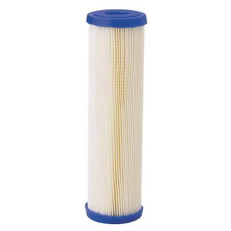Pentair Pentek 255483-75 - Pleated Filter Cartridge, 10 gpm, 20 Micron, 2-7/8" O.D., 9 3/4 in H