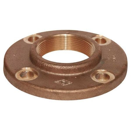 4TJJ9 - Red Brass Flange, FNPT, 1" Pipe Size