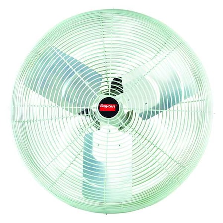 Dayton 216NR8 - Mounted Fan,20in Dia,Aluminum,3 Blade