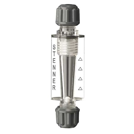 Stenner AK600 - Flow Indcator,Ceramic;PE;PP;PVC,1/4in Tube