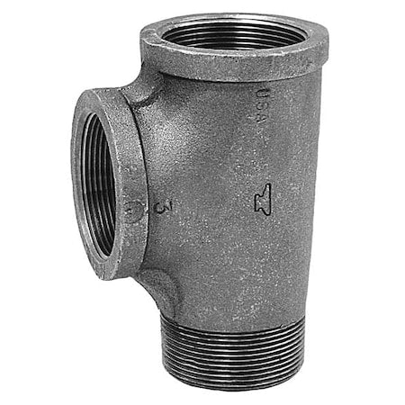 Anvil 0310062807 - Street Tee Street Tee, 1-1/2" Pipe, FNPT x MNPT x FNPT, Malleable Iron, Class 150