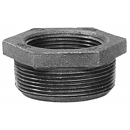 Anvil 0318908886 - Hex Bushing Hex Bushing, 4" x 2" Pipe, FNPT x MNPT, Malleable Iron, Class 125